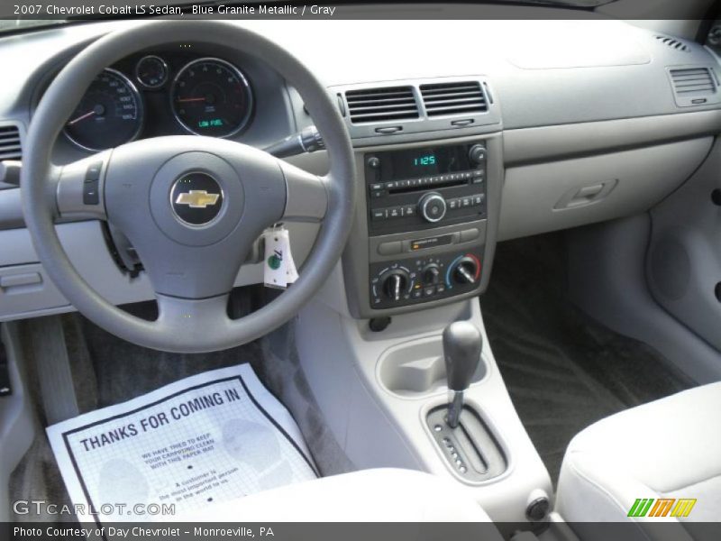 Blue Granite Metallic / Gray 2007 Chevrolet Cobalt LS Sedan