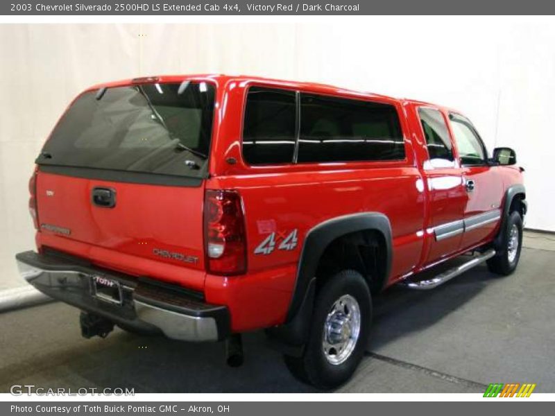 Victory Red / Dark Charcoal 2003 Chevrolet Silverado 2500HD LS Extended Cab 4x4