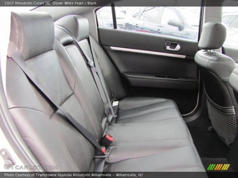 Dover White Pearl / Black 2007 Mitsubishi Galant SE