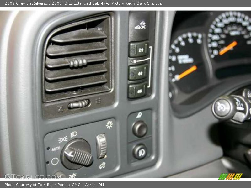 Victory Red / Dark Charcoal 2003 Chevrolet Silverado 2500HD LS Extended Cab 4x4