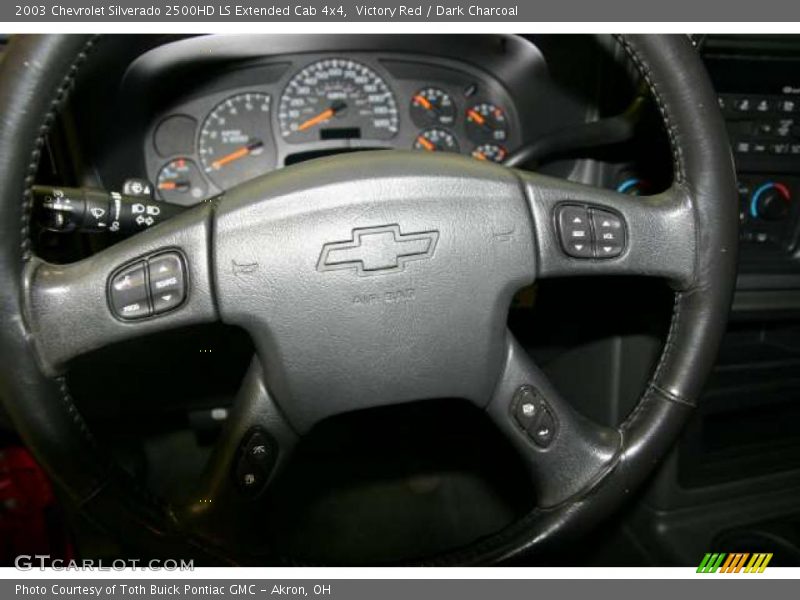 Victory Red / Dark Charcoal 2003 Chevrolet Silverado 2500HD LS Extended Cab 4x4