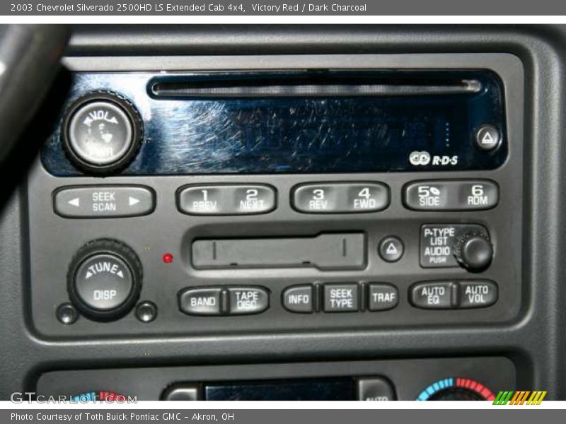 Victory Red / Dark Charcoal 2003 Chevrolet Silverado 2500HD LS Extended Cab 4x4