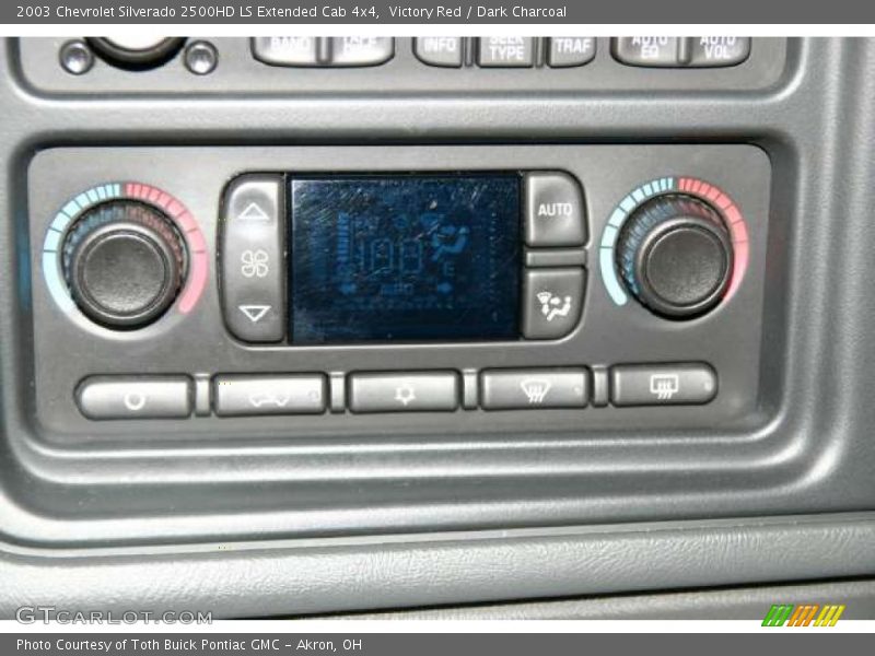 Victory Red / Dark Charcoal 2003 Chevrolet Silverado 2500HD LS Extended Cab 4x4