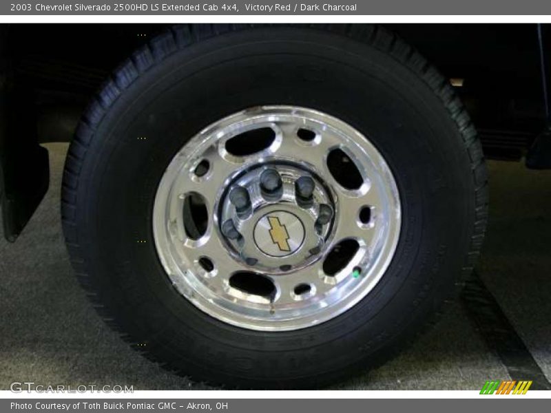 Victory Red / Dark Charcoal 2003 Chevrolet Silverado 2500HD LS Extended Cab 4x4