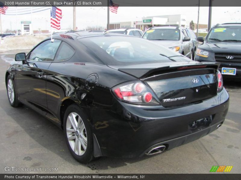 Black Pearl / GS Black Cloth 2008 Hyundai Tiburon GS