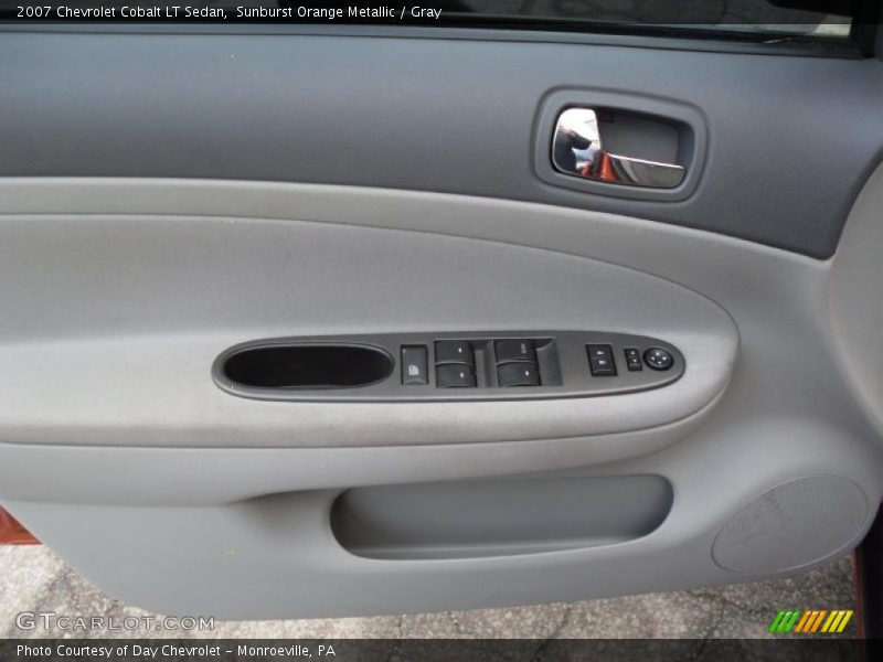 Sunburst Orange Metallic / Gray 2007 Chevrolet Cobalt LT Sedan