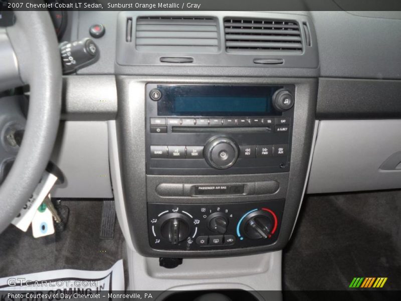 Sunburst Orange Metallic / Gray 2007 Chevrolet Cobalt LT Sedan