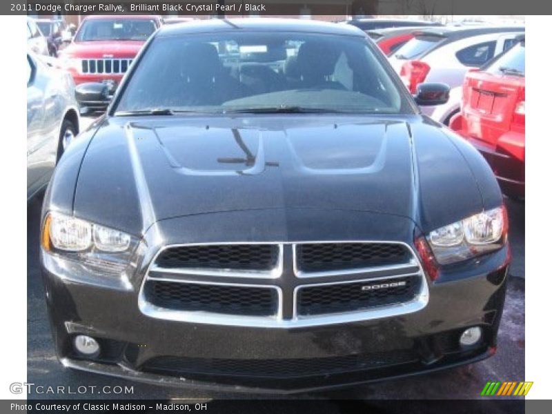 Brilliant Black Crystal Pearl / Black 2011 Dodge Charger Rallye
