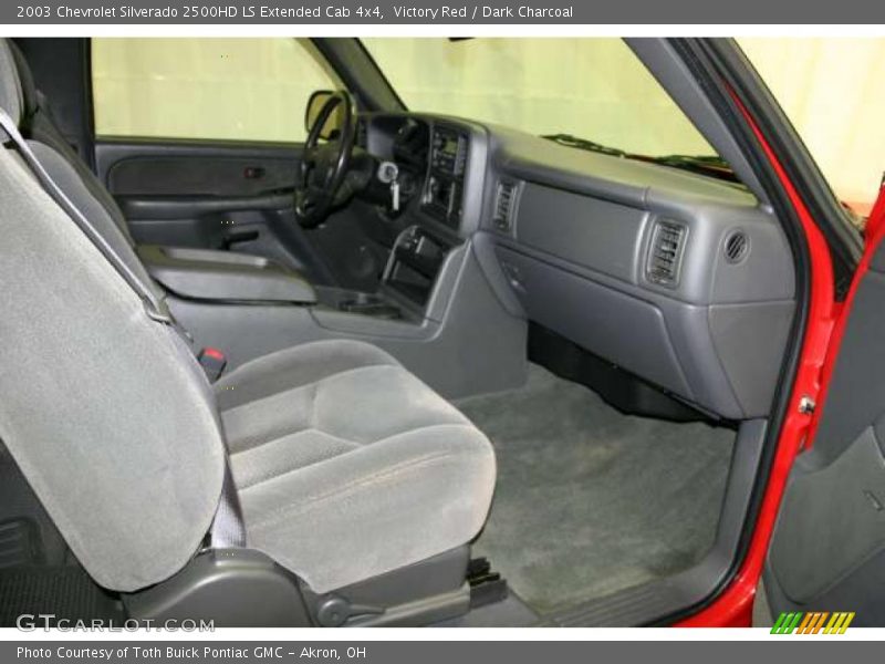 Victory Red / Dark Charcoal 2003 Chevrolet Silverado 2500HD LS Extended Cab 4x4