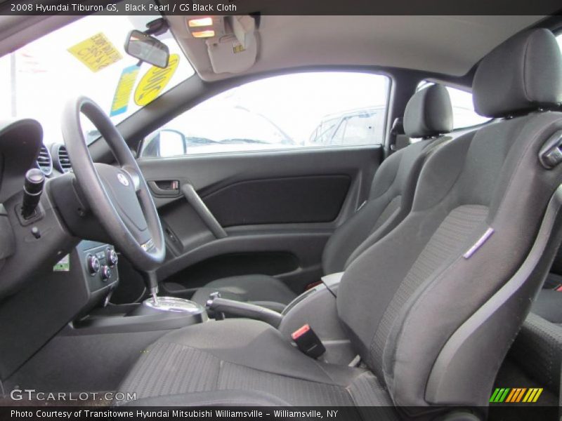 Black Pearl / GS Black Cloth 2008 Hyundai Tiburon GS