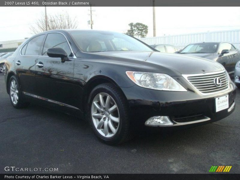 Obsidian Black / Cashmere 2007 Lexus LS 460
