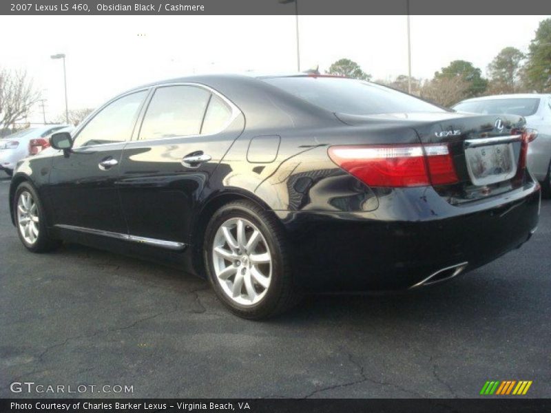 Obsidian Black / Cashmere 2007 Lexus LS 460