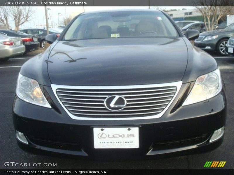 Obsidian Black / Cashmere 2007 Lexus LS 460