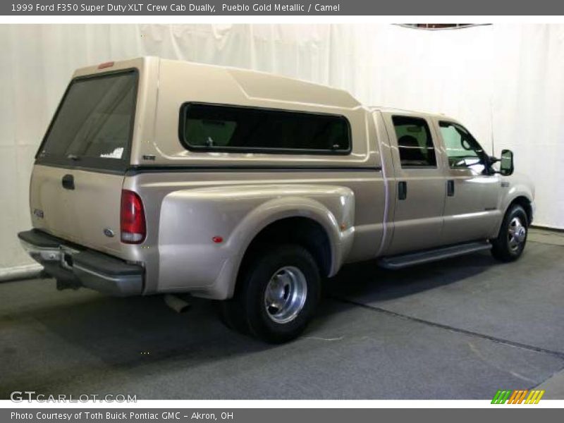 Pueblo Gold Metallic / Camel 1999 Ford F350 Super Duty XLT Crew Cab Dually