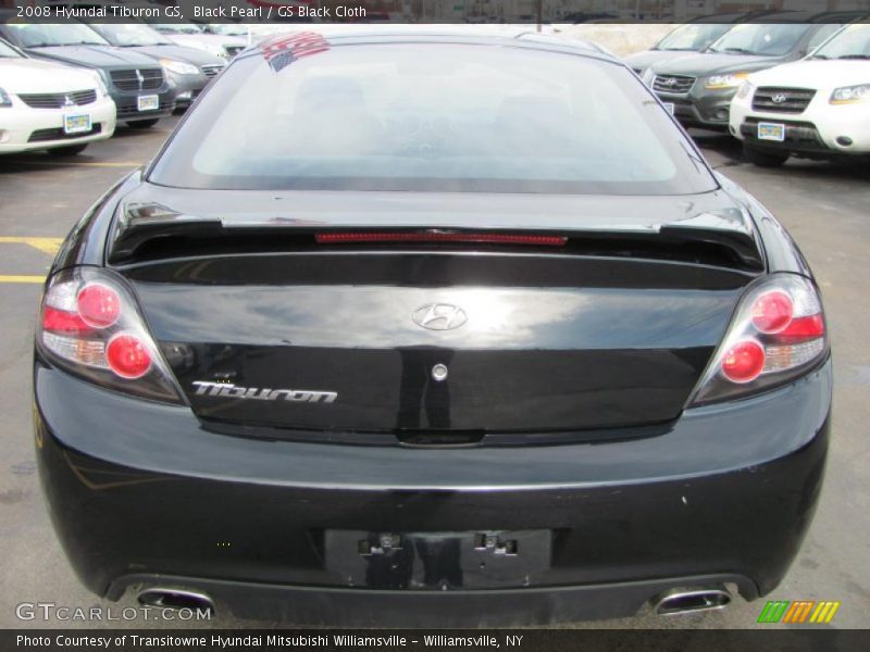 Black Pearl / GS Black Cloth 2008 Hyundai Tiburon GS
