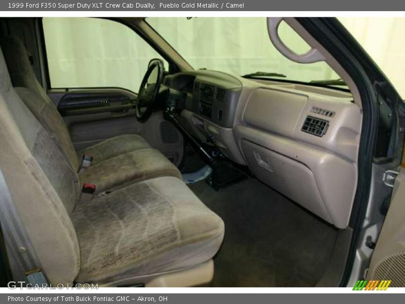 Pueblo Gold Metallic / Camel 1999 Ford F350 Super Duty XLT Crew Cab Dually