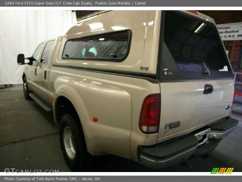 Pueblo Gold Metallic / Camel 1999 Ford F350 Super Duty XLT Crew Cab Dually