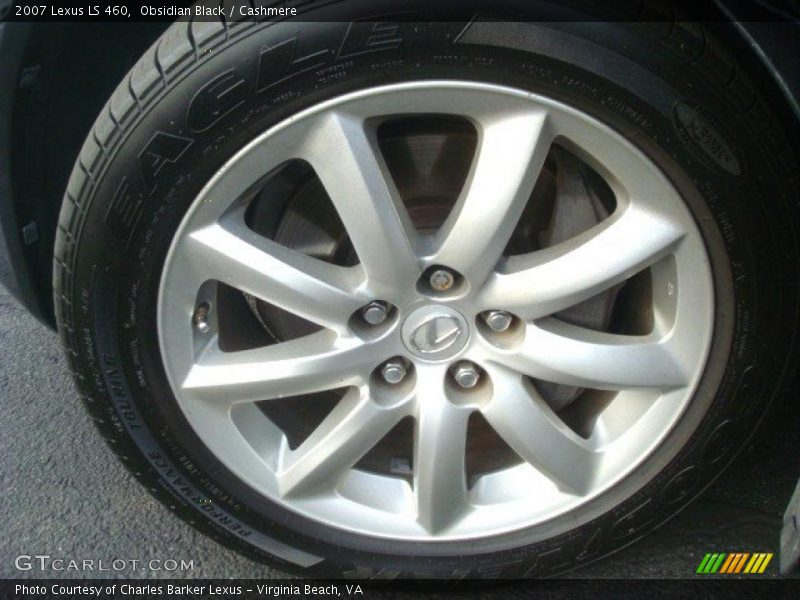 Obsidian Black / Cashmere 2007 Lexus LS 460