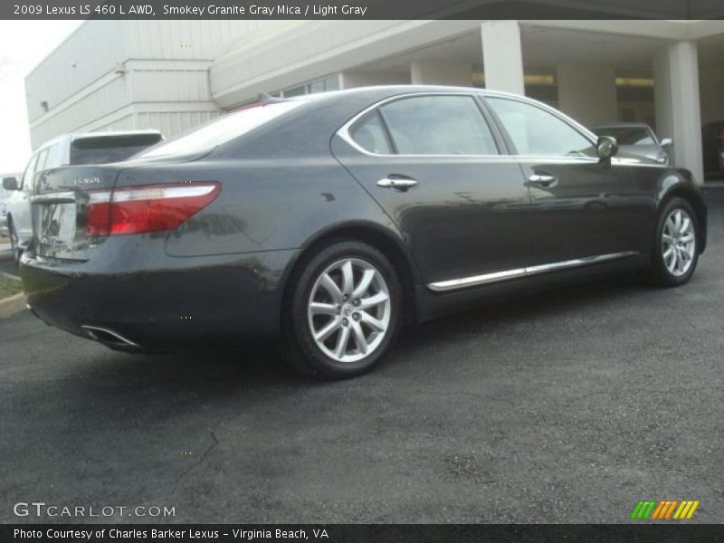 Smokey Granite Gray Mica / Light Gray 2009 Lexus LS 460 L AWD