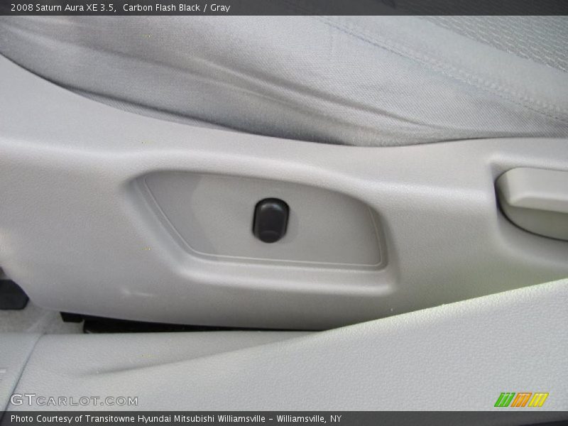 Carbon Flash Black / Gray 2008 Saturn Aura XE 3.5