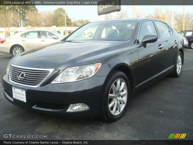 Smokey Granite Gray Mica / Light Gray 2009 Lexus LS 460 L AWD