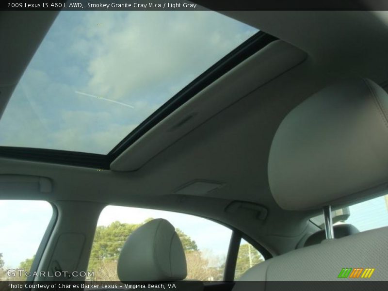Smokey Granite Gray Mica / Light Gray 2009 Lexus LS 460 L AWD