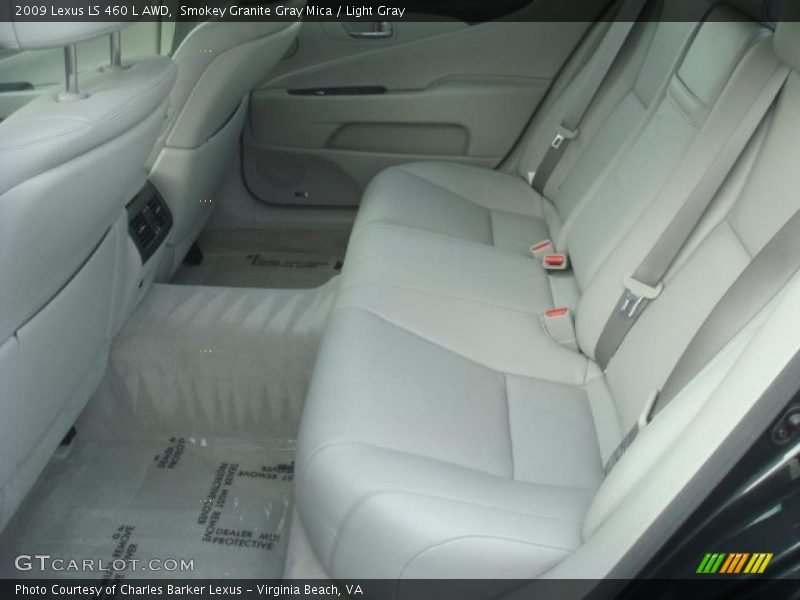 Smokey Granite Gray Mica / Light Gray 2009 Lexus LS 460 L AWD