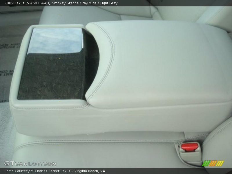 Smokey Granite Gray Mica / Light Gray 2009 Lexus LS 460 L AWD