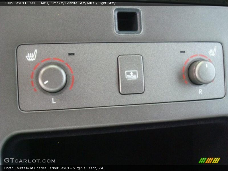 Smokey Granite Gray Mica / Light Gray 2009 Lexus LS 460 L AWD