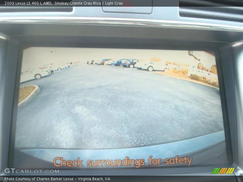 Smokey Granite Gray Mica / Light Gray 2009 Lexus LS 460 L AWD
