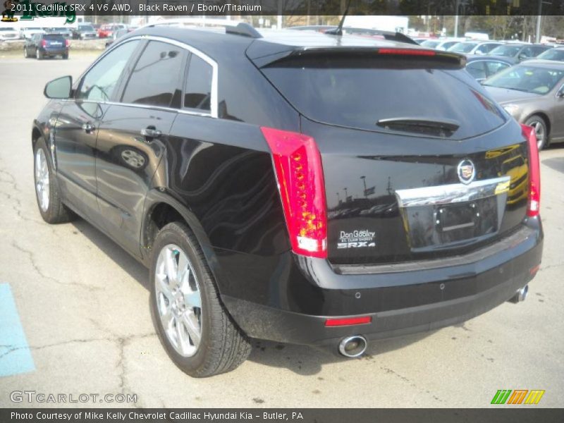 Black Raven / Ebony/Titanium 2011 Cadillac SRX 4 V6 AWD