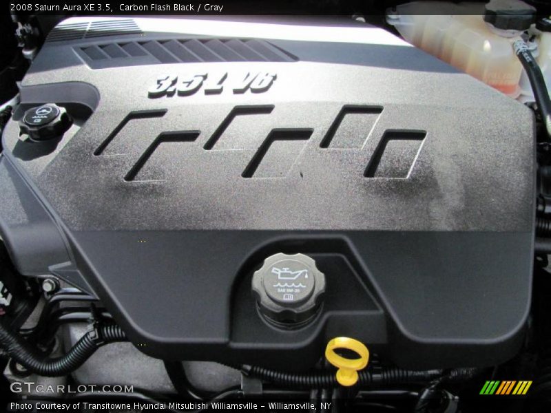 Carbon Flash Black / Gray 2008 Saturn Aura XE 3.5