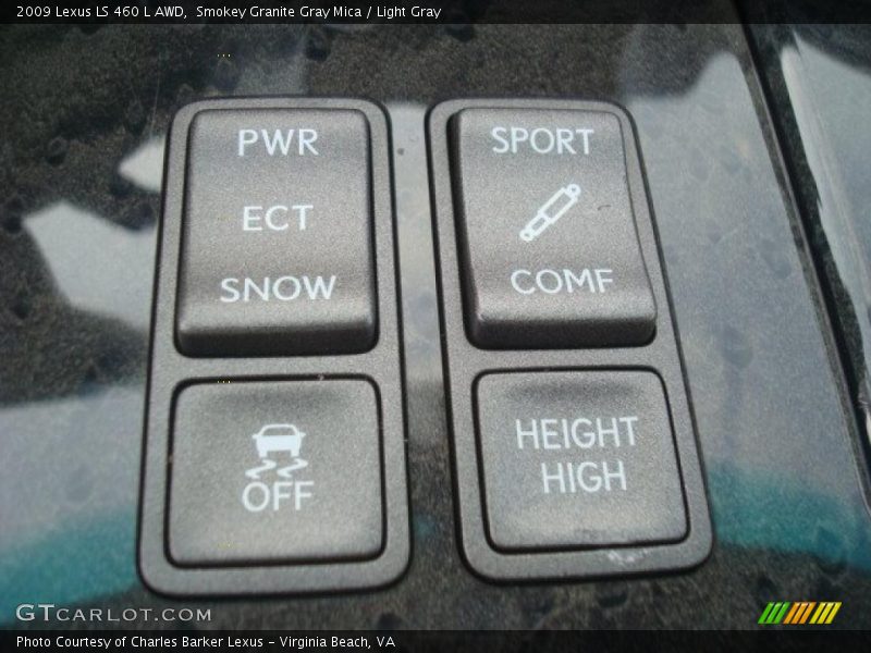 Smokey Granite Gray Mica / Light Gray 2009 Lexus LS 460 L AWD