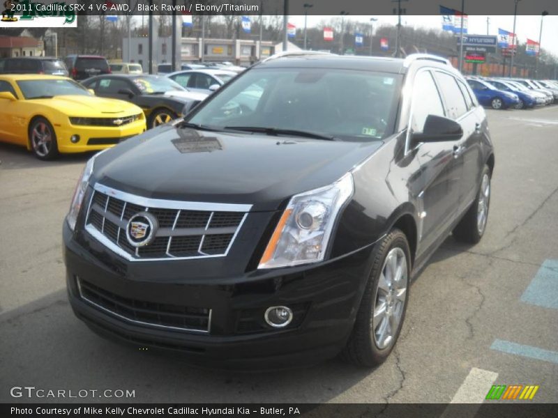 Black Raven / Ebony/Titanium 2011 Cadillac SRX 4 V6 AWD