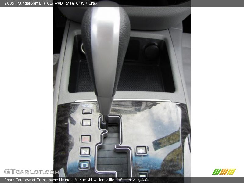 Steel Gray / Gray 2009 Hyundai Santa Fe GLS 4WD