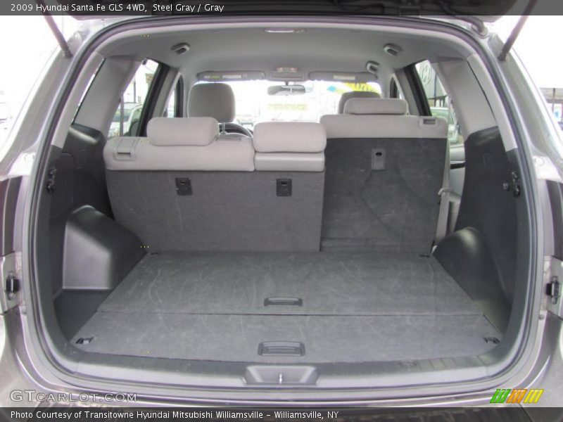 Steel Gray / Gray 2009 Hyundai Santa Fe GLS 4WD