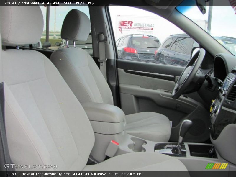 Steel Gray / Gray 2009 Hyundai Santa Fe GLS 4WD
