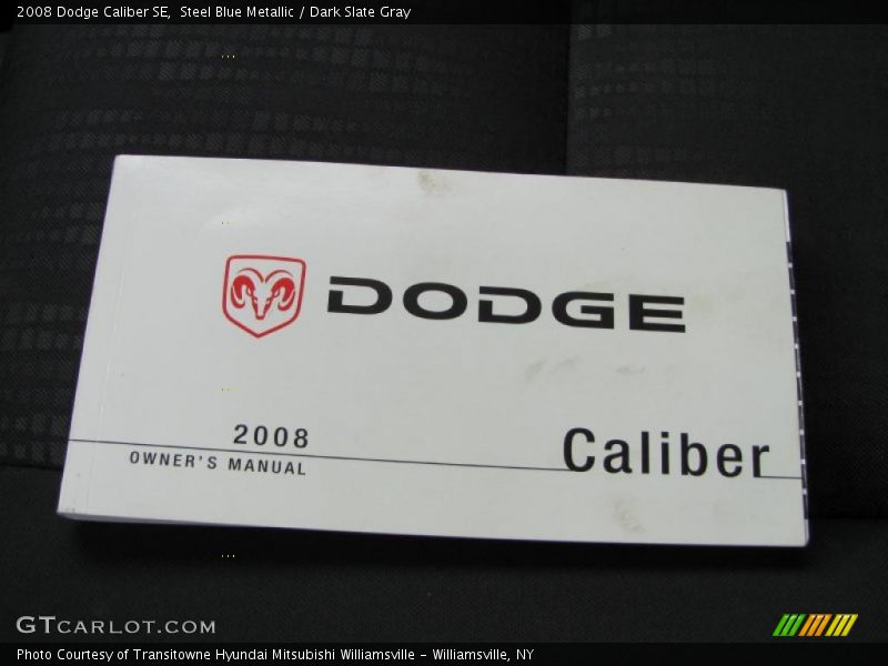 Steel Blue Metallic / Dark Slate Gray 2008 Dodge Caliber SE