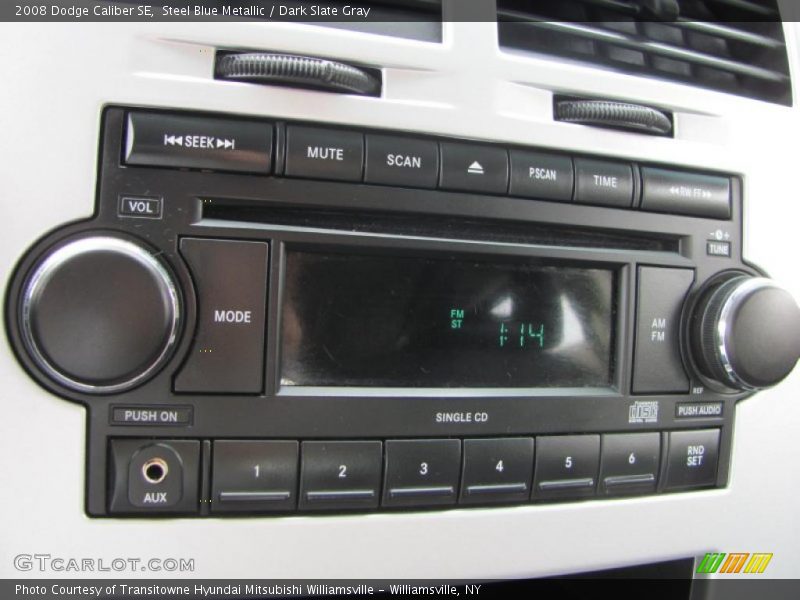 Steel Blue Metallic / Dark Slate Gray 2008 Dodge Caliber SE