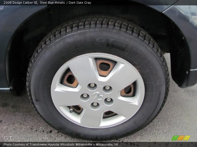 Steel Blue Metallic / Dark Slate Gray 2008 Dodge Caliber SE