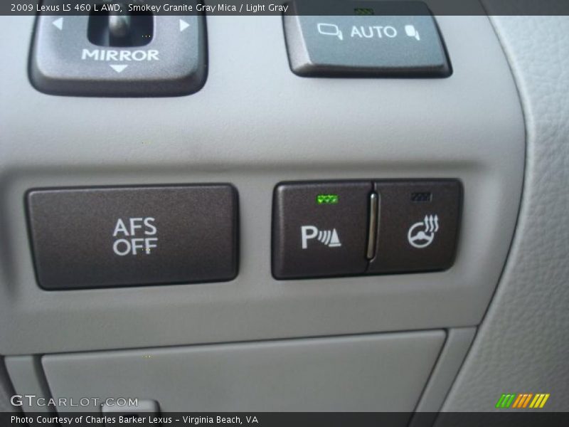 Smokey Granite Gray Mica / Light Gray 2009 Lexus LS 460 L AWD