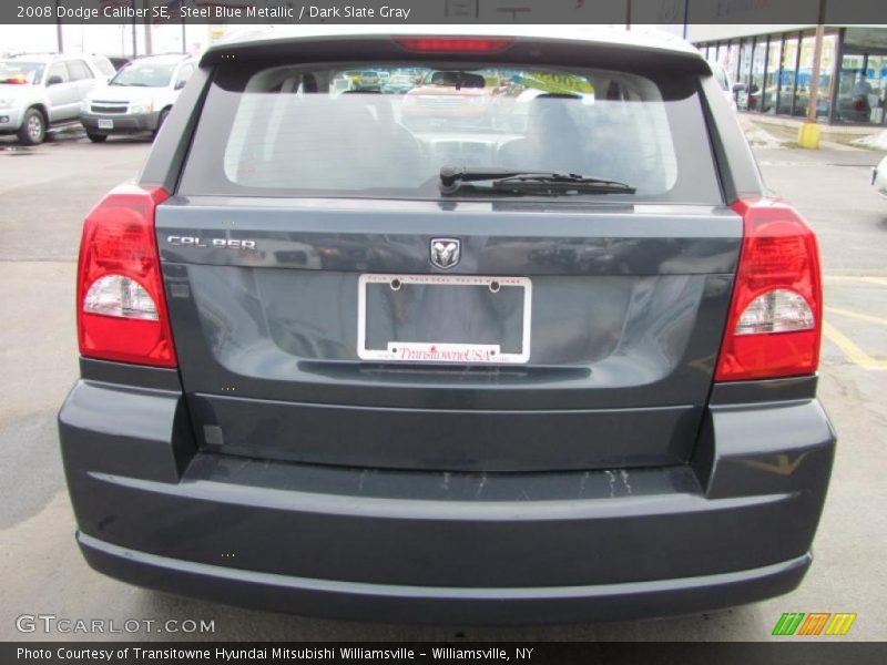 Steel Blue Metallic / Dark Slate Gray 2008 Dodge Caliber SE