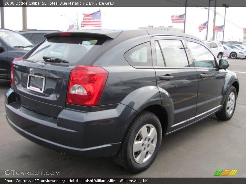 Steel Blue Metallic / Dark Slate Gray 2008 Dodge Caliber SE