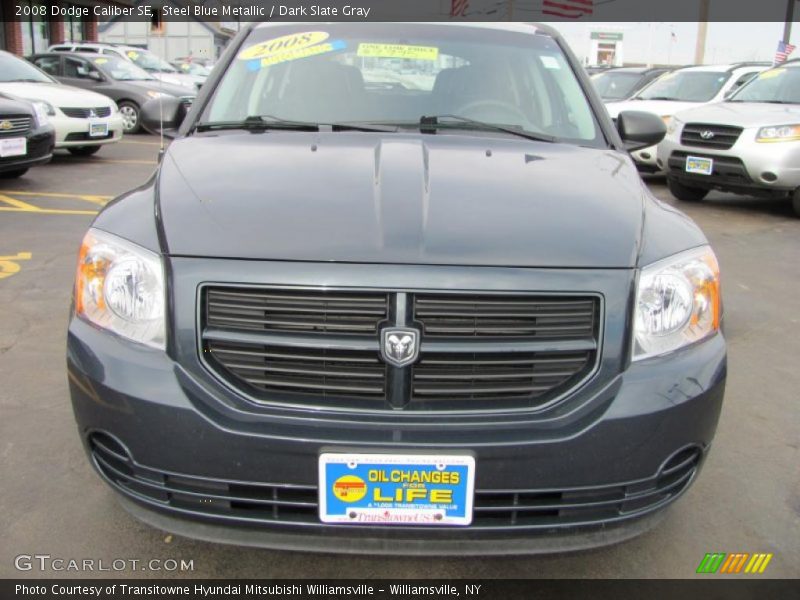 Steel Blue Metallic / Dark Slate Gray 2008 Dodge Caliber SE
