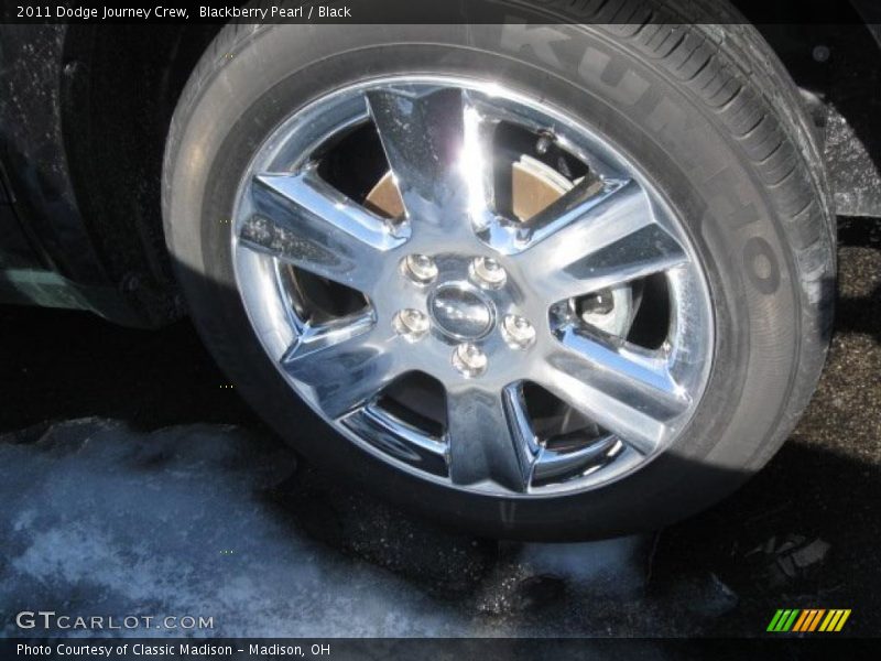 Blackberry Pearl / Black 2011 Dodge Journey Crew