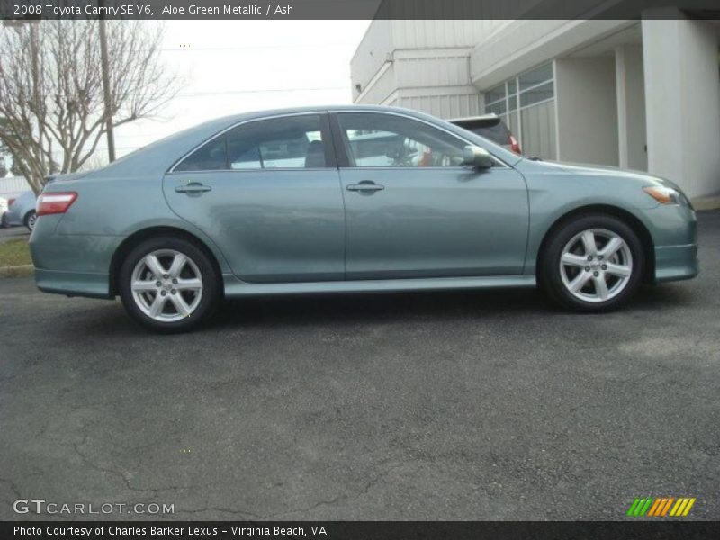 Aloe Green Metallic / Ash 2008 Toyota Camry SE V6