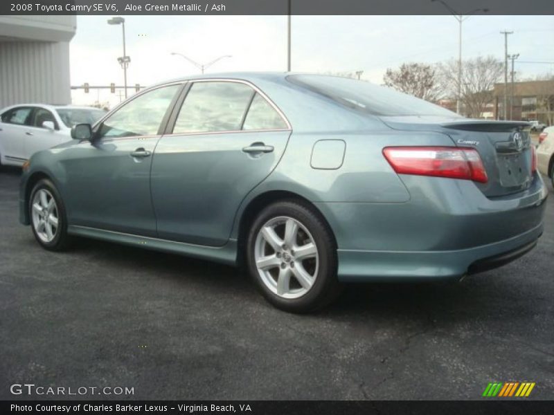 Aloe Green Metallic / Ash 2008 Toyota Camry SE V6