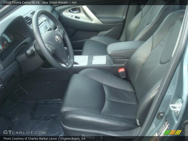 Aloe Green Metallic / Ash 2008 Toyota Camry SE V6