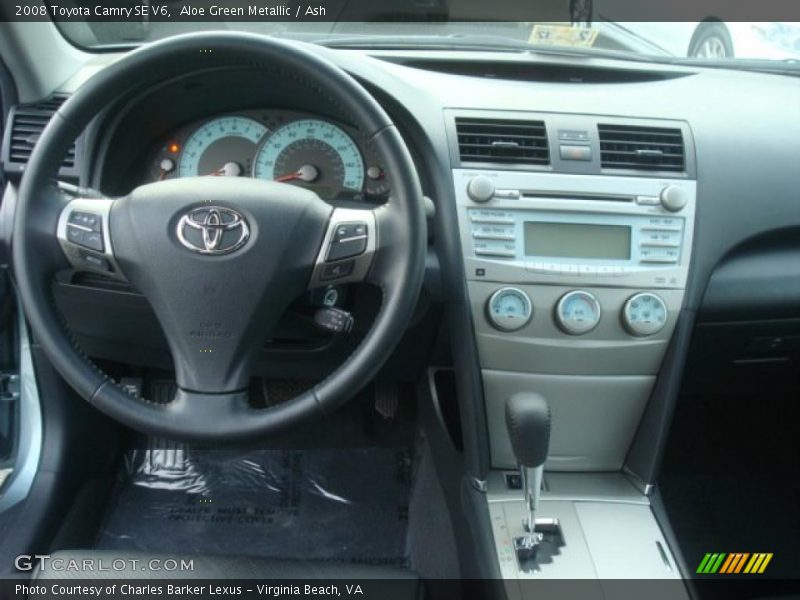 Aloe Green Metallic / Ash 2008 Toyota Camry SE V6