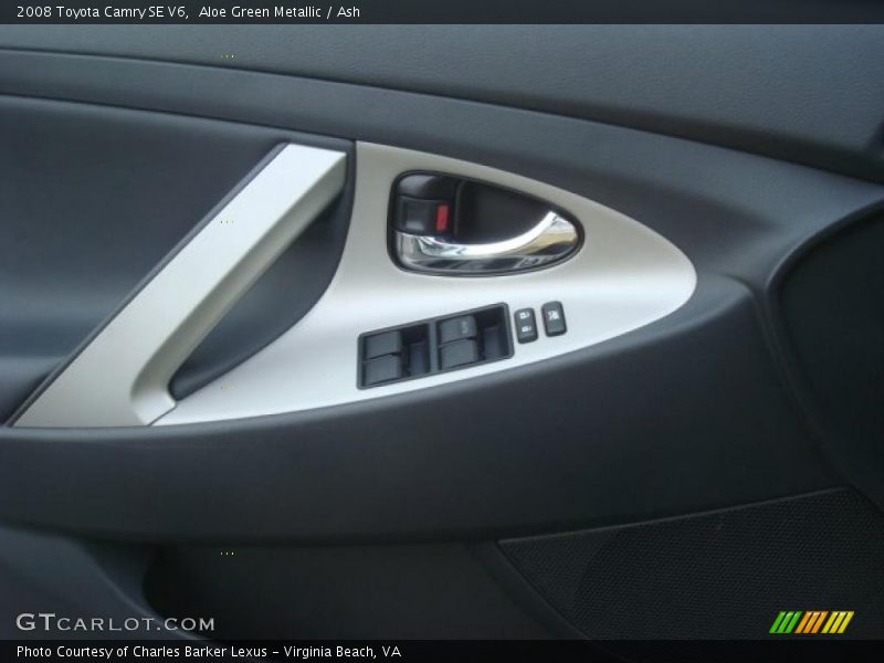 Aloe Green Metallic / Ash 2008 Toyota Camry SE V6